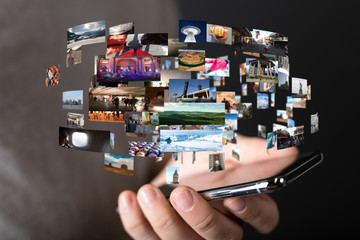 Internet broadband and multimedia streaming entertainment
