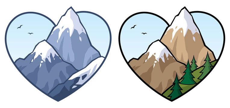 Mountain Love Sign