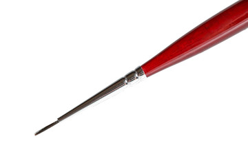 close up with makeup brush