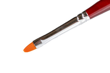 close up with makeup brush