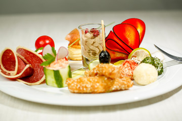 Delicious menue for wedding and special events