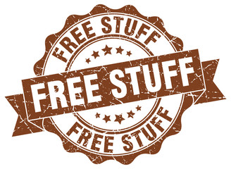 Obraz premium free stuff stamp. sign. seal