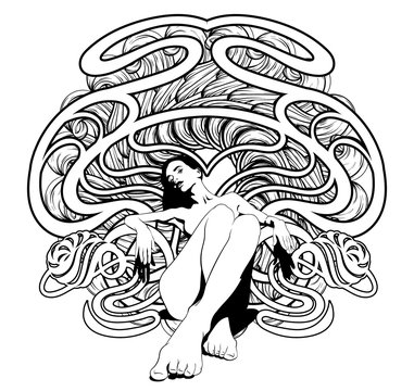 3 188 Best Art Nouveau Woman Images Stock Photos Vectors Adobe Stock