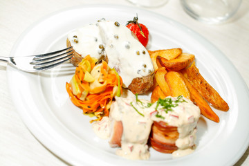 Delicious menue for wedding and special events