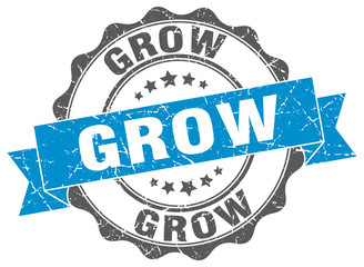 grow stamp. sign. seal