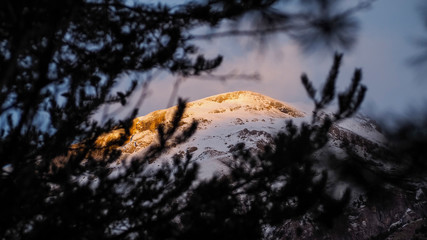 Atardecer en la Montaña