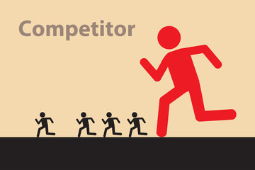 competitor, overcome and achieve success