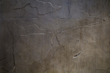 Wall of grey concrete wall for texture background 