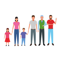 family avatar cartoon character