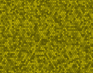 Vector banner yellow random circle mosaic, dots.