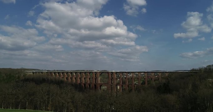 Deutsche G&ouml;ltzschtalbr&uuml;cke, ist eine Eisenbahnbr&uuml;cke in Deutschland
