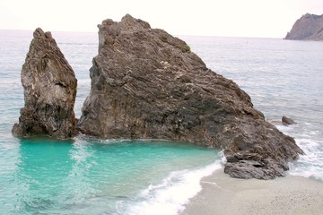 rock in the sea