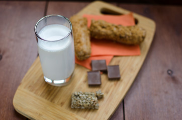 sweets and milk