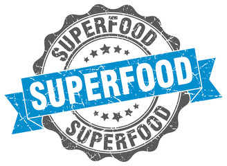Obraz premium superfood stamp. sign. seal