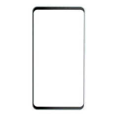 Mobile phone isolated on white background. 3d rendering