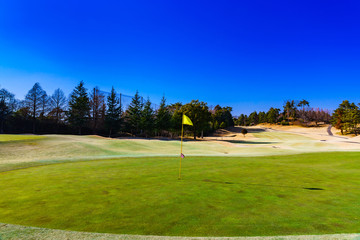 [千葉県] 日本のゴルフ場の風景