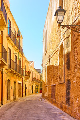 Fototapeta premium Old street in Old City of Syracuse