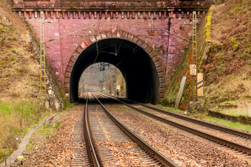 Fototapeta na wymiar Railroad Tunnel