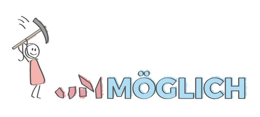 Stick Figure - Frau Möglich Motivation