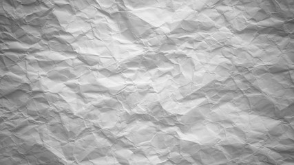 Crumpled white paper background texture
