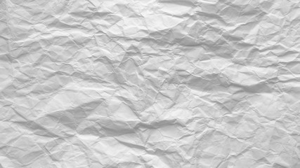 Crumpled white paper background texture