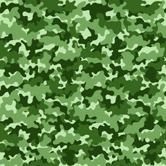 Camouflage Seamless Pattern - Green camouflage repeating pattern design