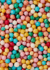 Fototapeta na wymiar Colorful candy pills background