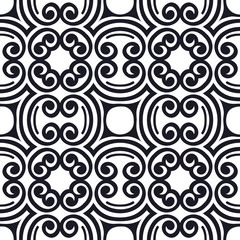 Seamless geometric modern art deco pattern background