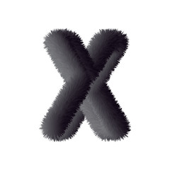 Fluffy Colored Letters