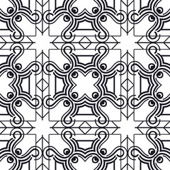 Seamless geometric modern art deco pattern background