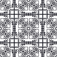 Vintage retro modern art deco ornamental seamless pattern