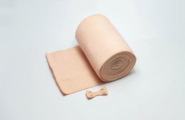 elastic bandage isolated on white background