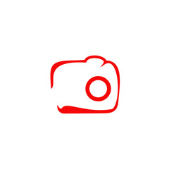 Camera icon logo design