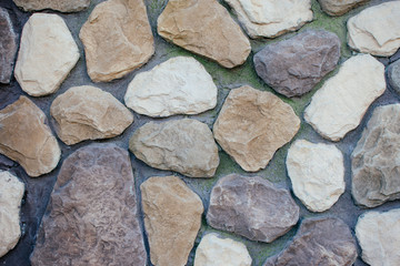 Background of large stones.
