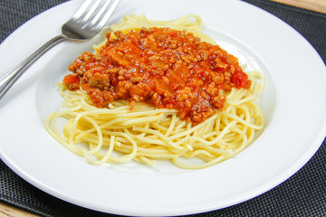 pâtes bolognaise