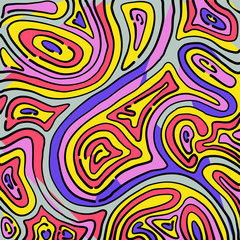 Fototapeta na wymiar finger print vector colors full abstract art background