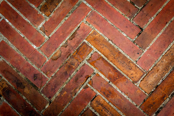 Old brick walls, brown background texture