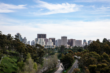 Fototapeta premium view of the city
