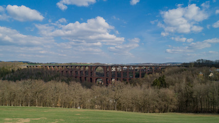 Deutsche G&ouml;ltzschtalbr&uuml;cke, ist eine Eisenbahnbr&uuml;cke in Deutschland