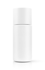 cosmetic serum bottle isolated on white background