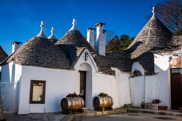 Antique italian house Trulli, Alberobello, Puglia - Italy