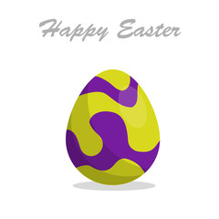 Cute, fun easter eggs cartoon illustration pattern