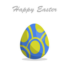 Cute, fun easter eggs cartoon illustration pattern