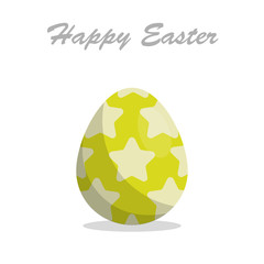 Cute, fun easter eggs cartoon illustration pattern