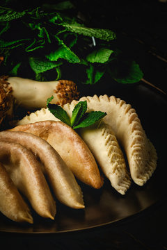 Traditional Arabic halal homemade sweet homemade, typical of Ramadan and Eid