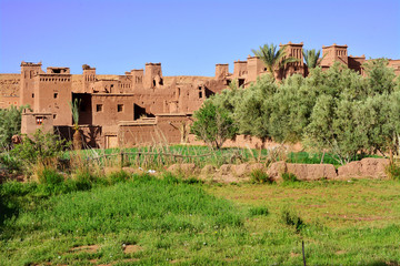 piękna kasba w Ait ben haddou, Maroko