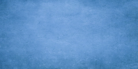 Blue wide grunge effect texture.