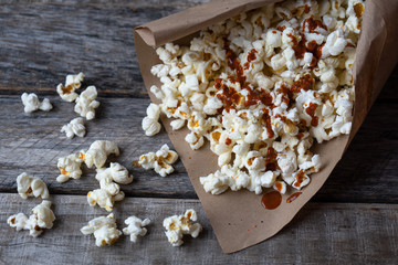 mexican pop corn with hot sauce