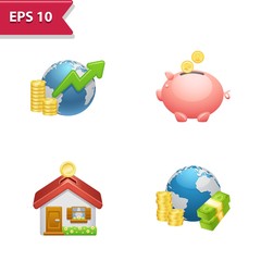 Professional, pixel-aligned icons in realistic colors.