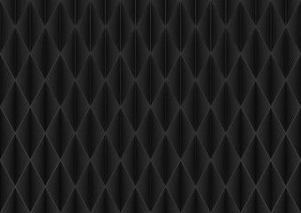Obraz premium 3d rendering. seamless modern dark square grid pattern wall background.